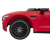 JOKO Elektrické autíčko Mercedes Benz AMG SL63 4x4, penové kolesá, kožené sedadlo, FM rádio, červené