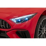 JOKO Elektrické autíčko Mercedes Benz AMG SL63 4x4, penové kolesá, kožené sedadlo, FM rádio, červené