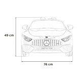JOKO Elektrické autíčko Mercedes Benz AMG SL63 4x4, penové kolesá, kožené sedadlo, FM rádio, červené