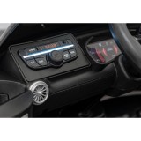JOKO Elektrické autíčko Mercedes Benz AMG SL63 4x4, penové kolesá, kožené sedadlo, FM rádio, čierne