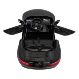 JOKO Elektrické autíčko Mercedes Benz AMG SL63 4x4, penové kolesá, kožené sedadlo, FM rádio, čierne