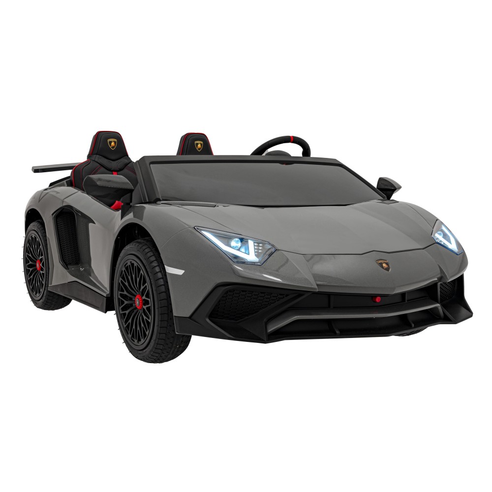 JOKO Elektrické Autíčko Lamborghini Aventador SV Strong 200W 24V, Bezkomutátorový motor, Nafukovacie kolesá, Dvojmiestne kožené 