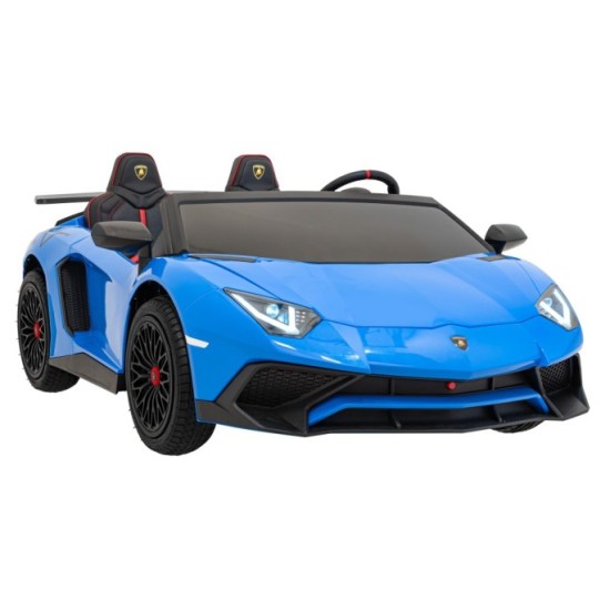 JOKO Elektrické Autíčko Lamborghini Aventador SV Strong 200W 24V, Bezkomutátorový motor, Nafukovacie kolesá, Dvojmiestne kožené