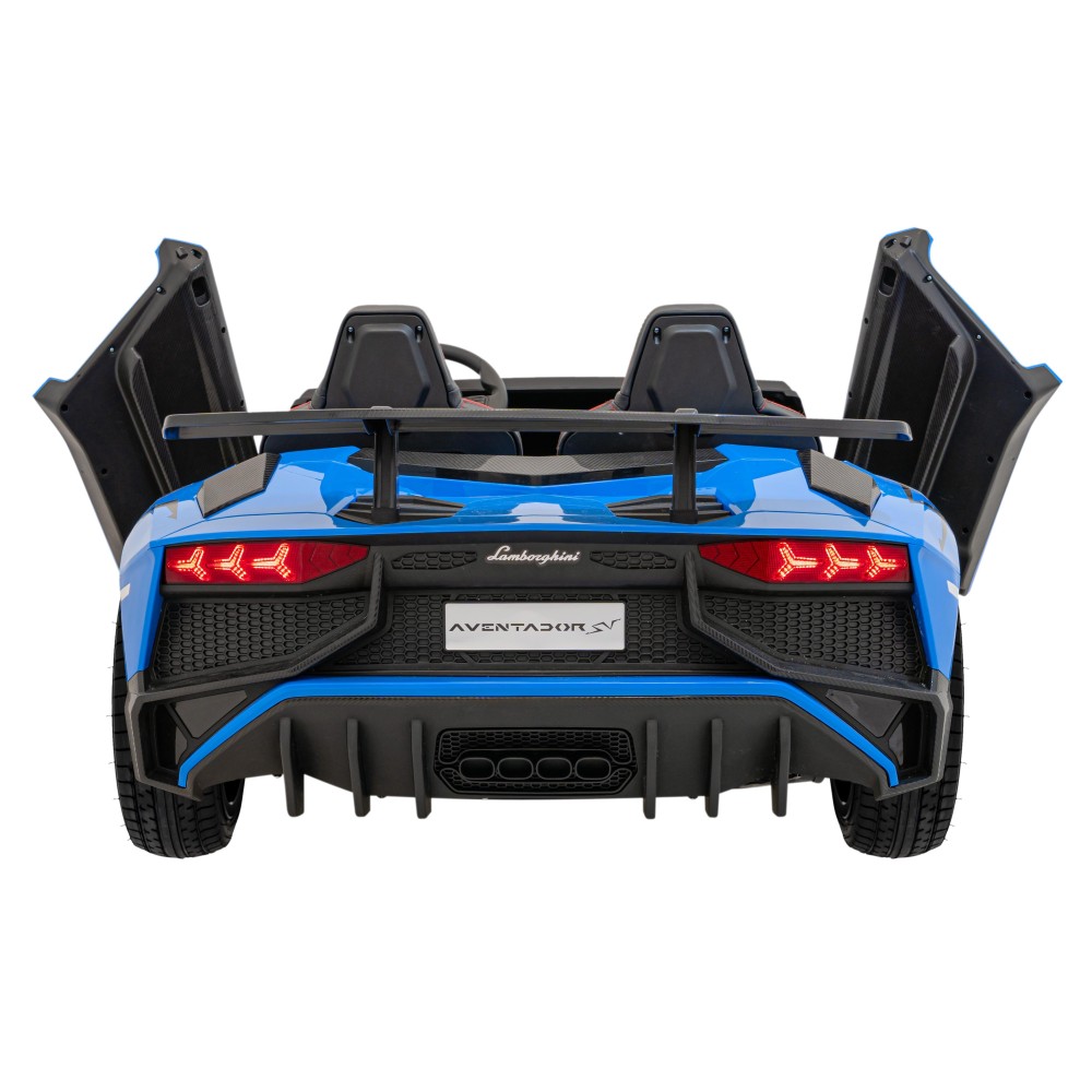 JOKO Elektrické Autíčko Lamborghini Aventador SV Strong 200W 24V, Bezkomutátorový motor, Nafukovacie kolesá, Dvojmiestne kožené