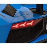 JOKO Elektrické Autíčko Lamborghini Aventador SV Strong 200W 24V, Bezkomutátorový motor, Nafukovacie kolesá, Dvojmiestne kožené