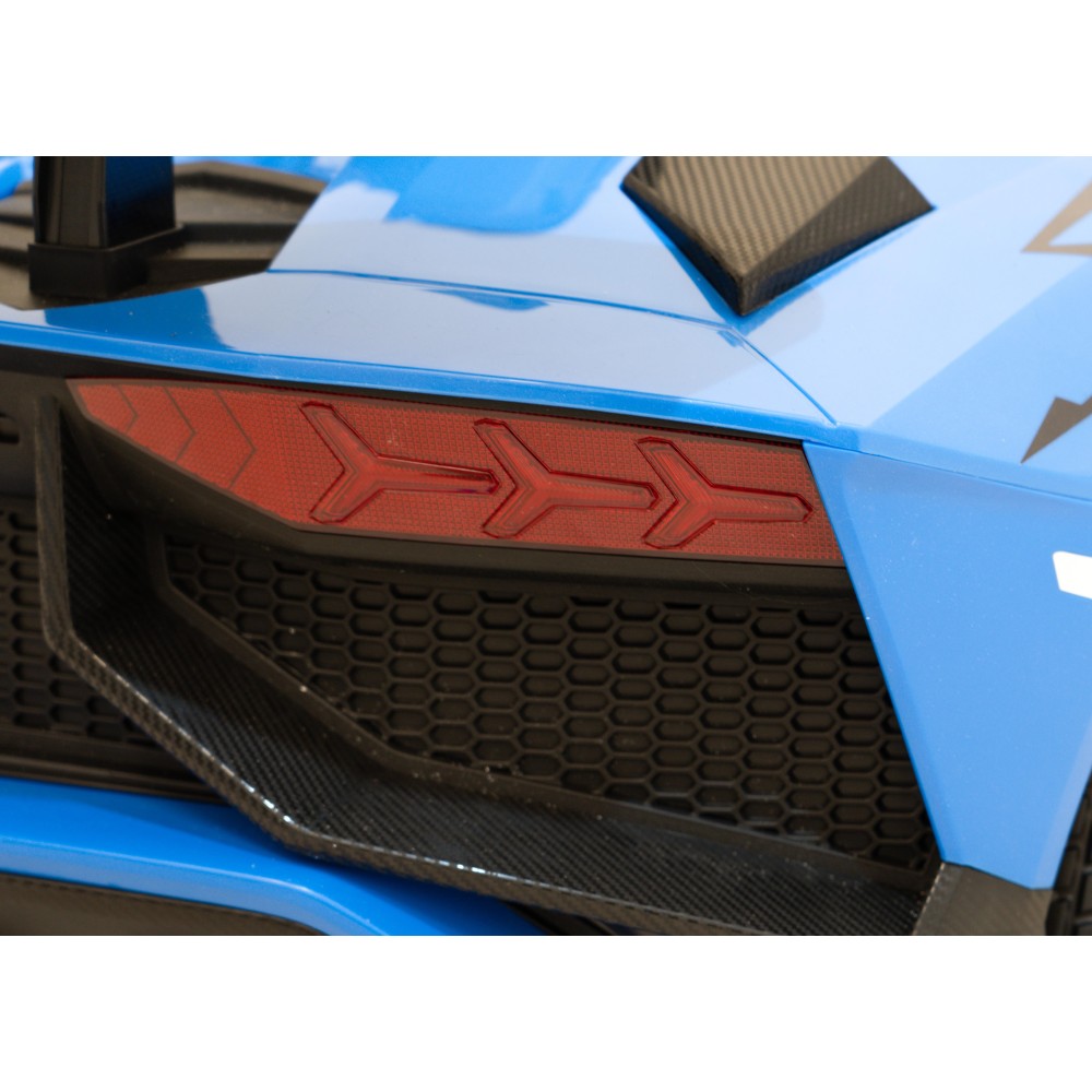 JOKO Elektrické Autíčko Lamborghini Aventador SV Strong 200W 24V, Bezkomutátorový motor, Nafukovacie kolesá, Dvojmiestne kožené