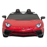 JOKO Elektrické Autíčko Lamborghini Aventador SV Strong 200W 24V, Bezkomutátorový motor, Nafukovacie kolesá, Dvojmiestne kožené