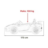JOKO Elektrické Autíčko Lamborghini Aventador SV Strong 200W 24V, Bezkomutátorový motor, Nafukovacie kolesá, Dvojmiestne kožené