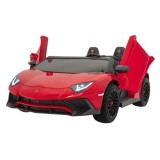 JOKO Elektrické Autíčko Lamborghini Aventador SV Strong 200W 24V, Bezkomutátorový motor, Nafukovacie kolesá, Dvojmiestne kožené