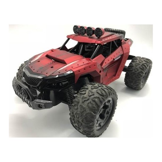 JOKO RC Kovové Auto Jeep MEGA Crawler PIONEER 1:12 s Kamerou, na diaľkové ovládanie, rýchlosť 28km/h, Dual Mode Control, červené