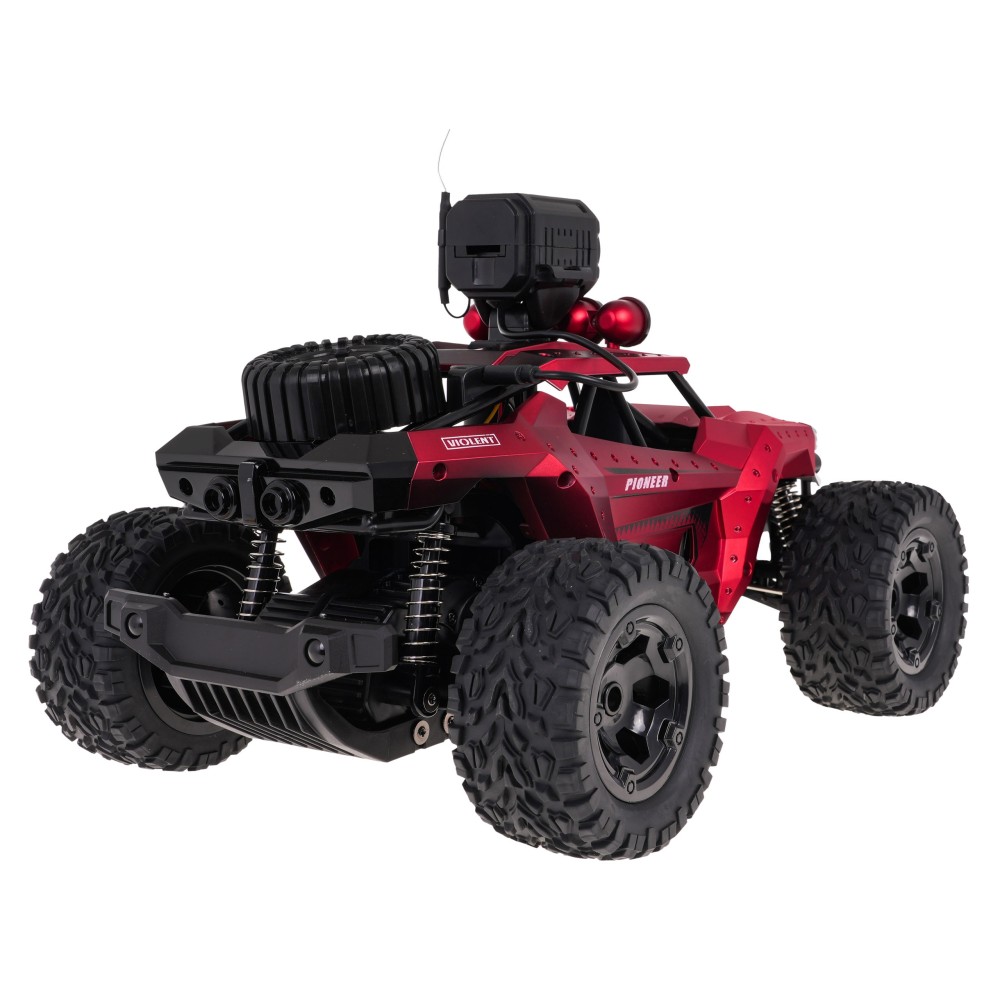 JOKO RC Kovové Auto Jeep MEGA Crawler PIONEER 1:12 s Kamerou, na diaľkové ovládanie, rýchlosť 28km/h, Dual Mode Control, červené