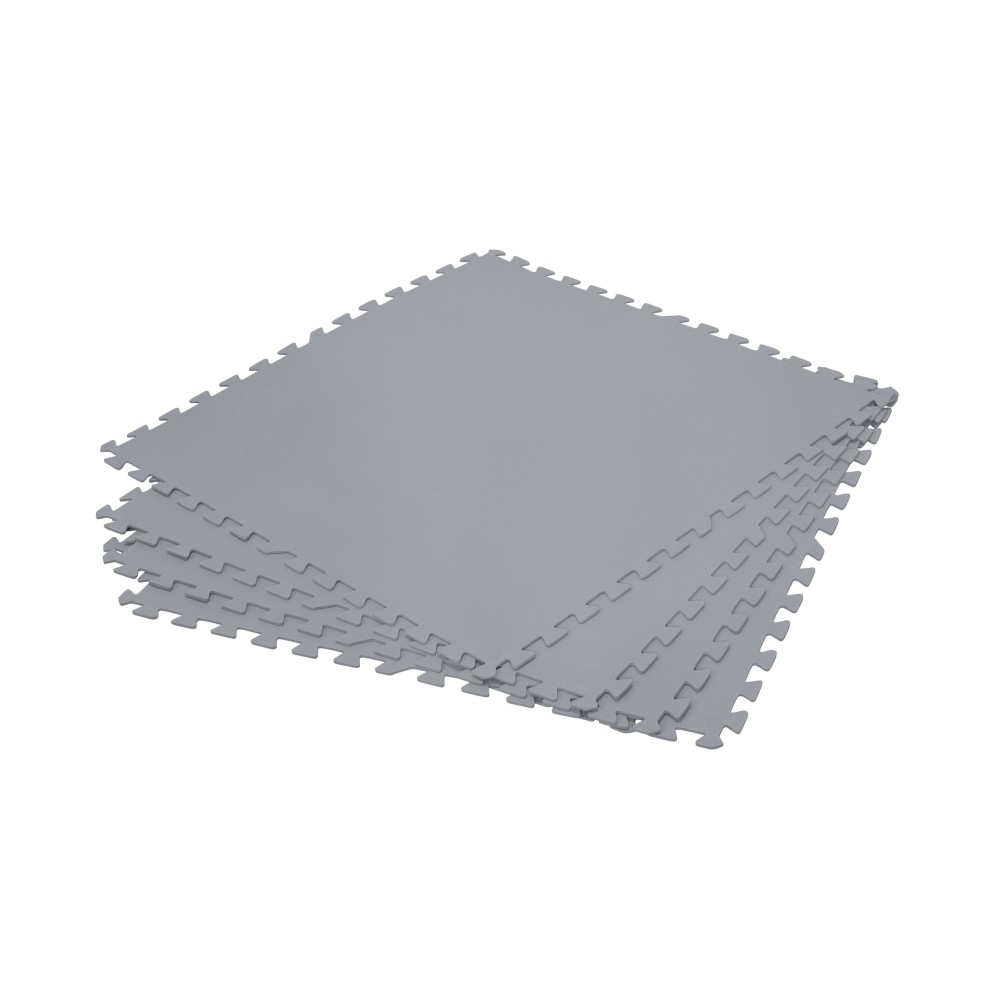 BESTWAY 58636 Penová Podlaha 78 x 78 cm pod bazén, pokrytá plocha 5,45 m², sivá
