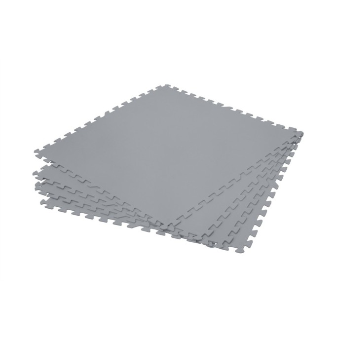 BESTWAY 58636 Penová Podlaha 78 x 78 cm pod bazén, pokrytá plocha 5,45 m², sivá
