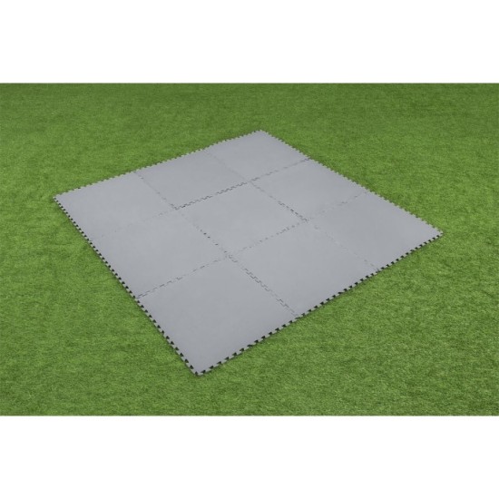 BESTWAY 58636 Penová Podlaha 78 x 78 cm pod bazén, pokrytá plocha 5,45 m², sivá