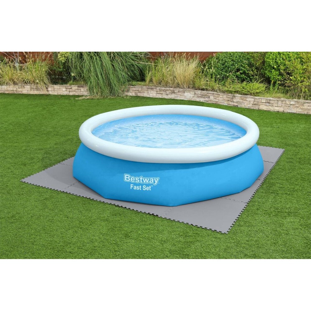 BESTWAY 58636 Penová Podlaha 78 x 78 cm pod bazén, pokrytá plocha 5,45 m², sivá