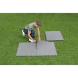 BESTWAY 58636 Penová Podlaha 78 x 78 cm pod bazén, pokrytá plocha 5,45 m², sivá