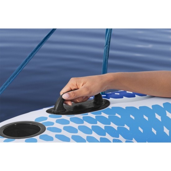 BESTWAY 43725 Nafukovacie koleso, lehátko HYDRO-Force so Slnečnou Clonou 137cm