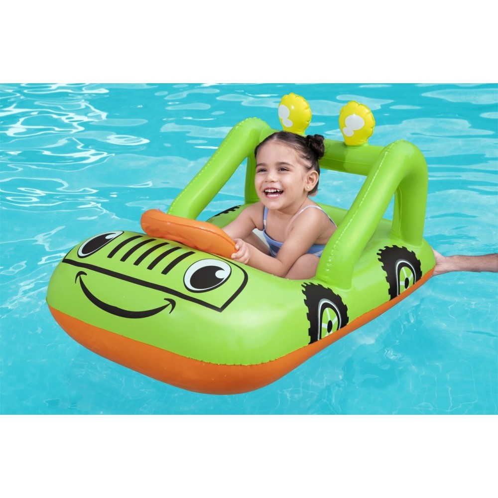 Bestway 34169 Nafukovacia Loďka matrac Terénné Auto s volantom, zelené