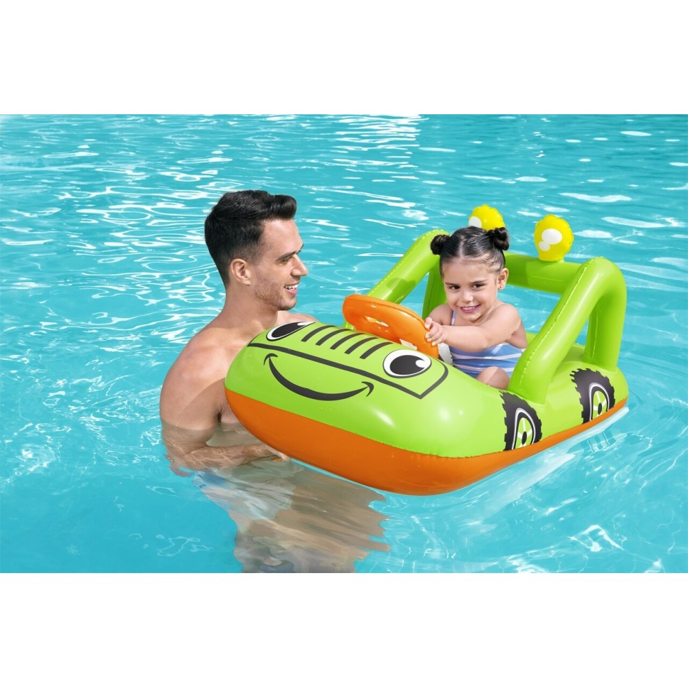 Bestway 34169 Nafukovacia Loďka matrac Terénné Auto s volantom, zelené