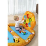 Bestway 52639 Detský Nafukovací bazén s Loptovou Hrou 127x119x61cm + 2 včielky + 20 loptičiek