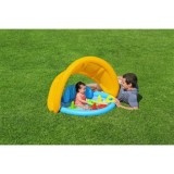 Bestway 52568 Detský Nafukovací bazén so strieškou s UV ochranou, operadlom a triedičom 1,15 m x 89 cm x 76 cm