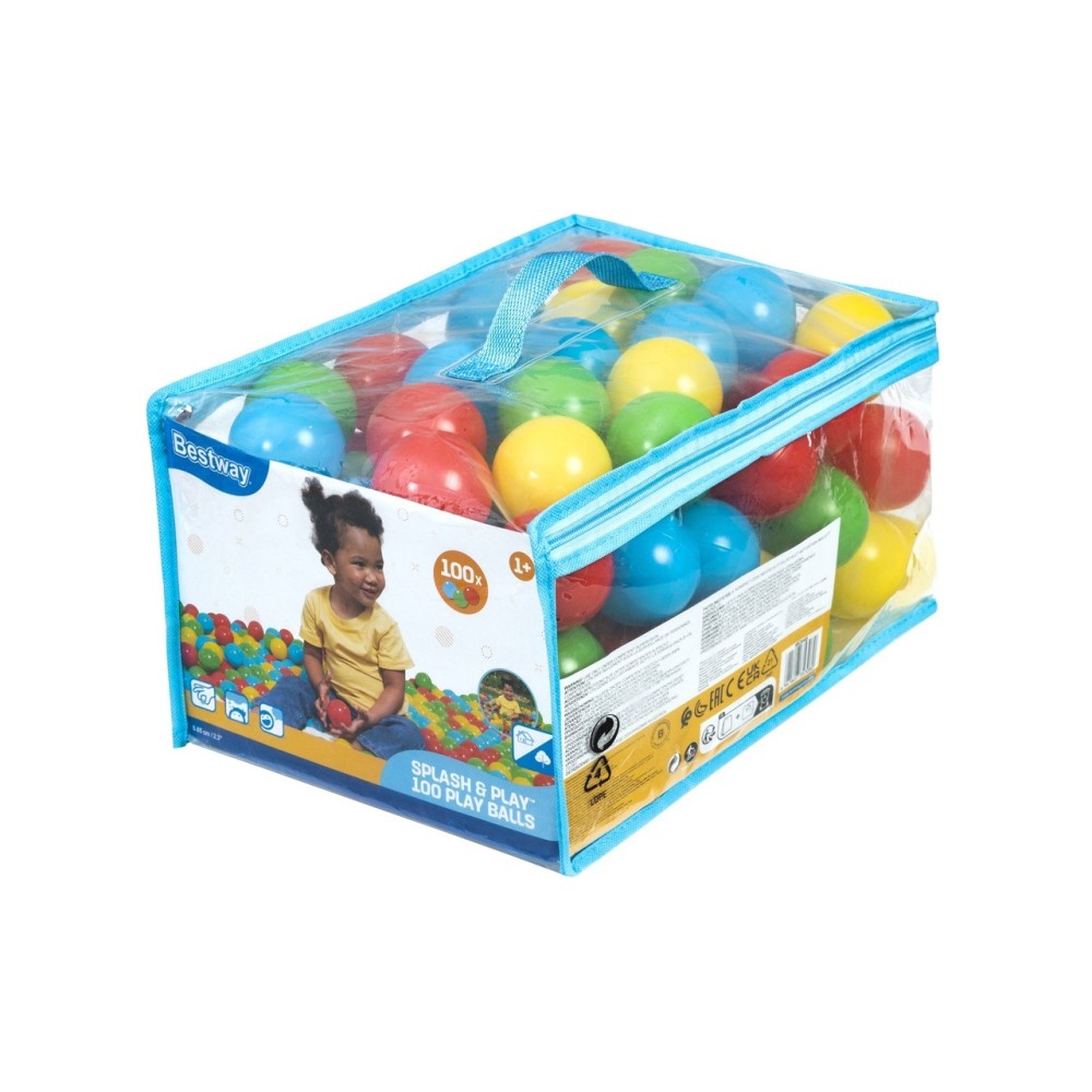 Bestway 52648 Sada Farebené Loptičky do bazéna 100ks 5.85 cm