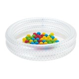 Bestway 51141 Detský Nafukovací Bazén priemer 91 cm + Loptičky 50ks, modrý