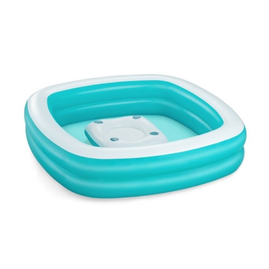 Bestway 54446 Nafukovací bazén s Plávajúcim stolíkom 218x218x48cm