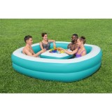 Bestway 54446 Nafukovací bazén s Plávajúcim stolíkom 218x218x48cm