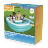 Bestway 54446 Nafukovací bazén s Plávajúcim stolíkom 218x218x48cm
