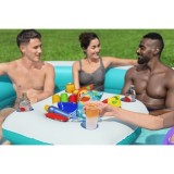 Bestway 54446 Nafukovací bazén s Plávajúcim stolíkom 218x218x48cm