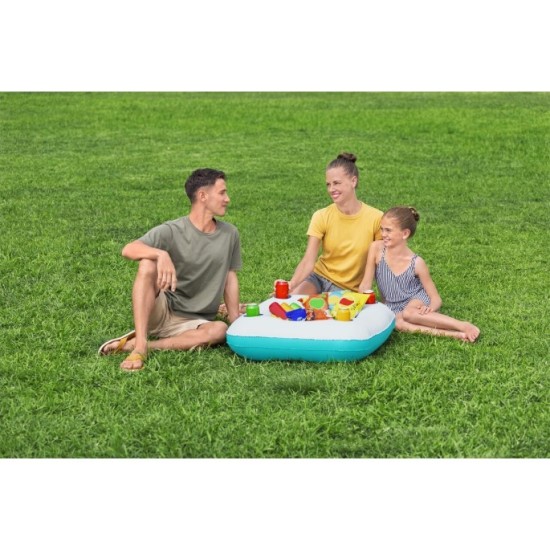 Bestway 54446 Nafukovací bazén s Plávajúcim stolíkom 218x218x48cm