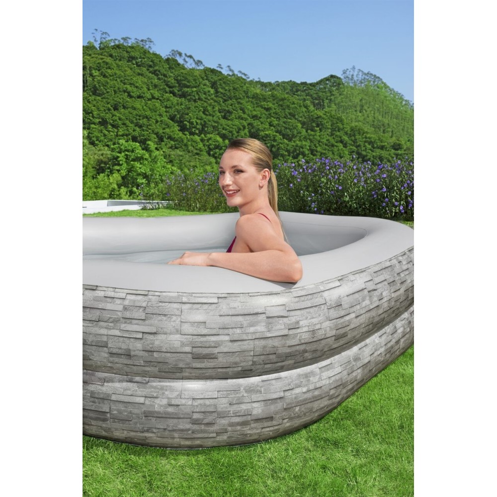 Bestway 54423 Nafukovací Bazén + 2 nafukovacie stoličky 213x206x53cm