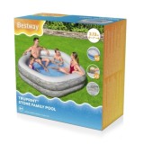 Bestway 54423 Nafukovací Bazén + 2 nafukovacie stoličky 213x206x53cm