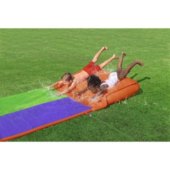 Bestway 52634 Vodná šmýkačka Dvojitá 488cm + vstavaný oblúk
