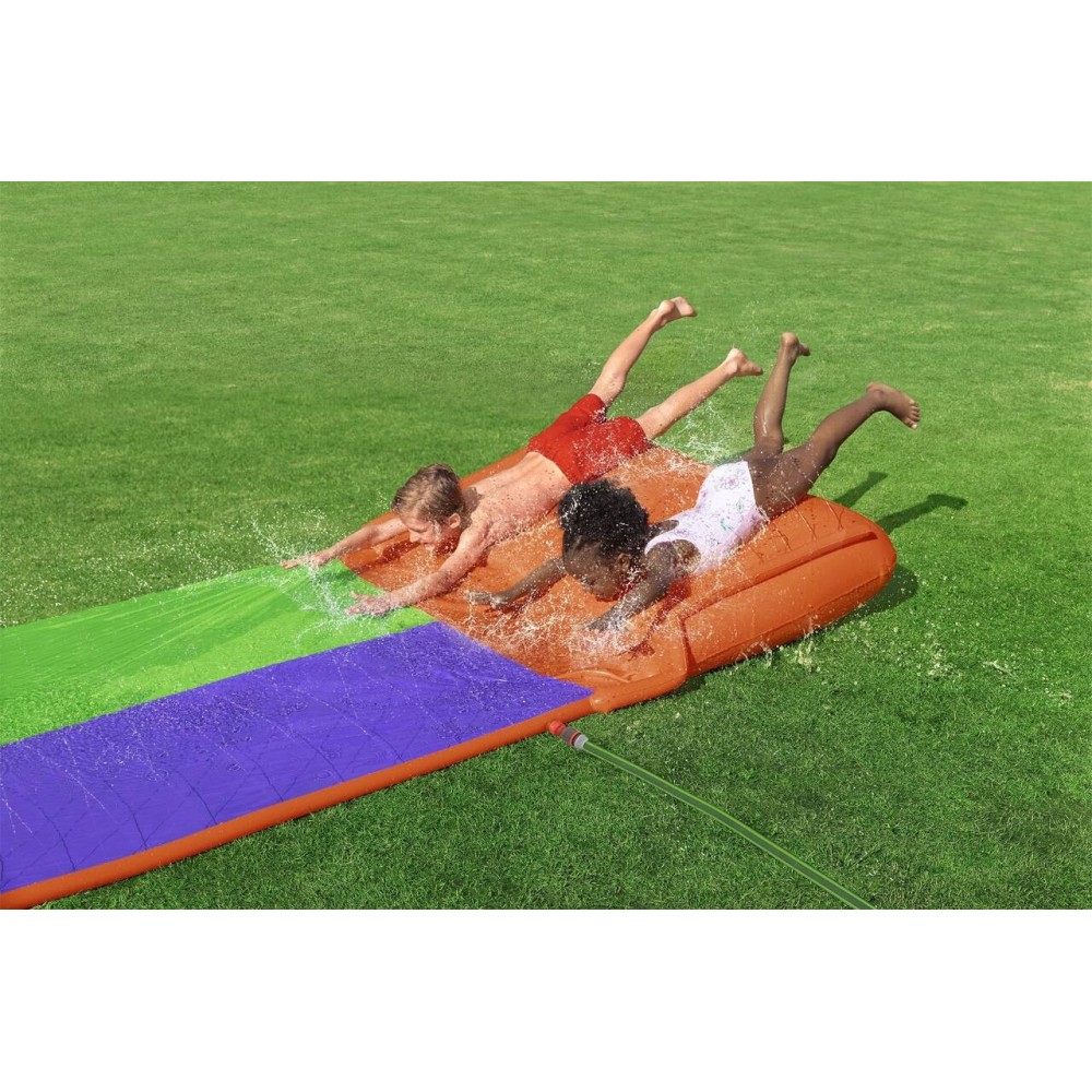 Bestway 52634 Vodná šmýkačka Dvojitá 488cm + vstavaný oblúk