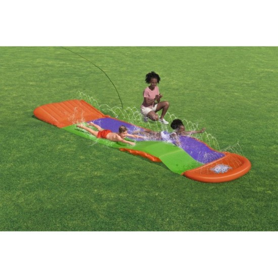 Bestway 52634 Vodná šmýkačka Dvojitá 488cm + vstavaný oblúk