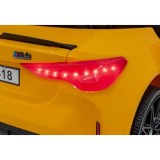 JOKO Elektrické autíčko BMW M4, penové kolesá, kožené sedadlo, žlté