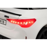 JOKO Elektrické autíčko BMW M4, penové kolesá, kožené sedadlo, biele