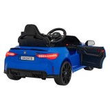 JOKO Elektrické autíčko BMW M4, penové kolesá, kožené sedadlo, modré