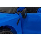 JOKO Elektrické autíčko BMW M4, penové kolesá, kožené sedadlo, modré