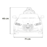 JOKO Elektrické autíčko BMW M4, penové kolesá, kožené sedadlo, čierne