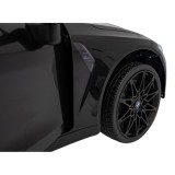 JOKO Elektrické autíčko BMW M4, penové kolesá, kožené sedadlo, čierne