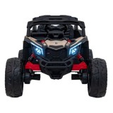 JOKO Elektrické autíčko BUGGY ATV CAN-AM Maverick, 4x200W 24V, Penové kolesá, kožené sedadlo, FM rádio, čierne