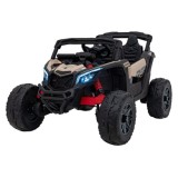 JOKO Elektrické autíčko BUGGY ATV CAN-AM Maverick, 4x200W 24V, Penové kolesá, kožené sedadlo, FM rádio, čierne
