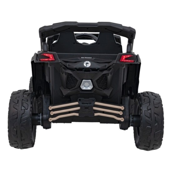 JOKO Elektrické autíčko BUGGY ATV CAN-AM Maverick, 4x200W 24V, Penové kolesá, kožené sedadlo, FM rádio, čierne