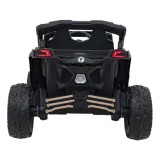 JOKO Elektrické autíčko BUGGY ATV CAN-AM Maverick, 4x200W 24V, Penové kolesá, kožené sedadlo, FM rádio, čierne