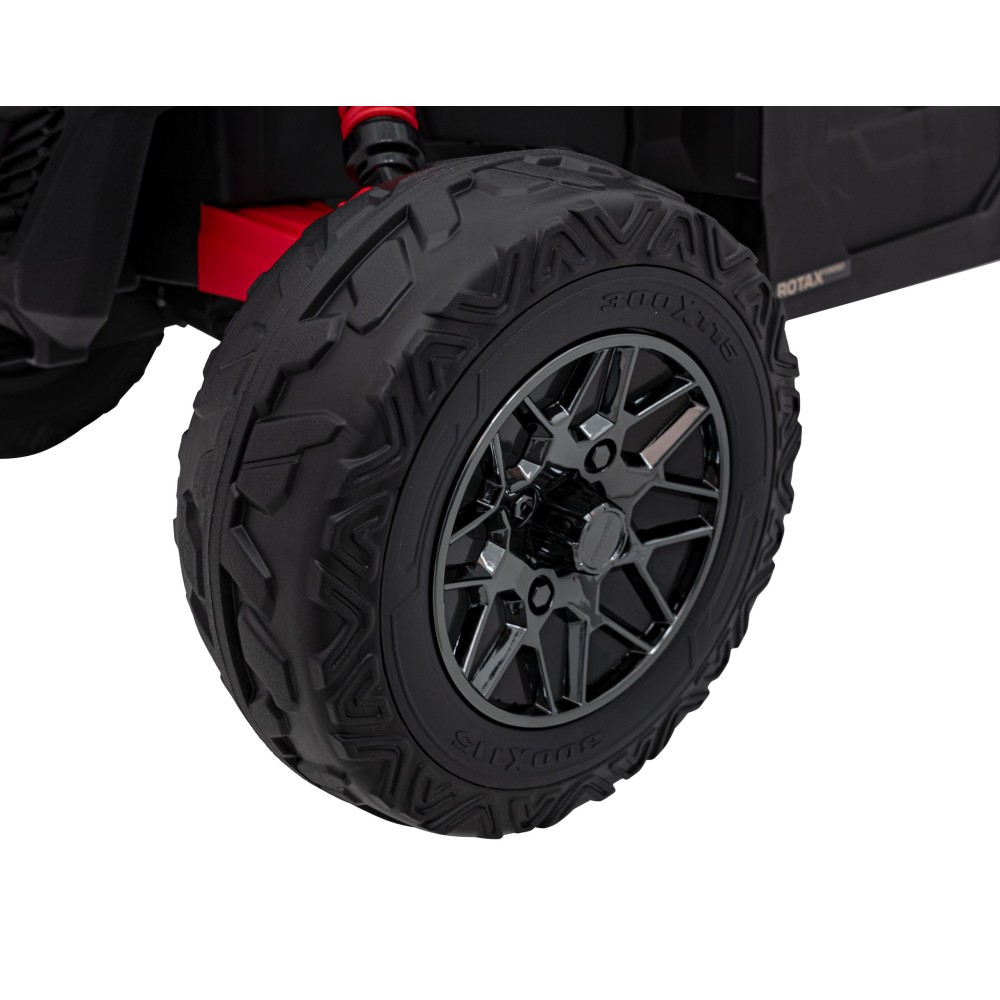 JOKO Elektrické autíčko BUGGY ATV CAN-AM Maverick, 4x200W 24V, Penové kolesá, kožené sedadlo, FM rádio, čierne