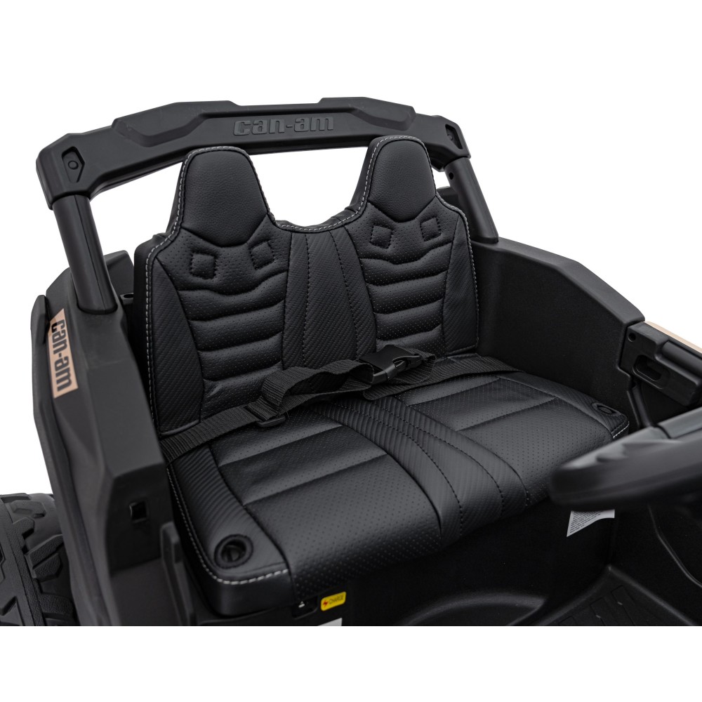 JOKO Elektrické autíčko BUGGY ATV CAN-AM Maverick, 4x200W 24V, Penové kolesá, kožené sedadlo, FM rádio, čierne