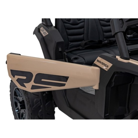 JOKO Elektrické autíčko BUGGY ATV CAN-AM Maverick, 4x200W 24V, Penové kolesá, kožené sedadlo, FM rádio, čierne